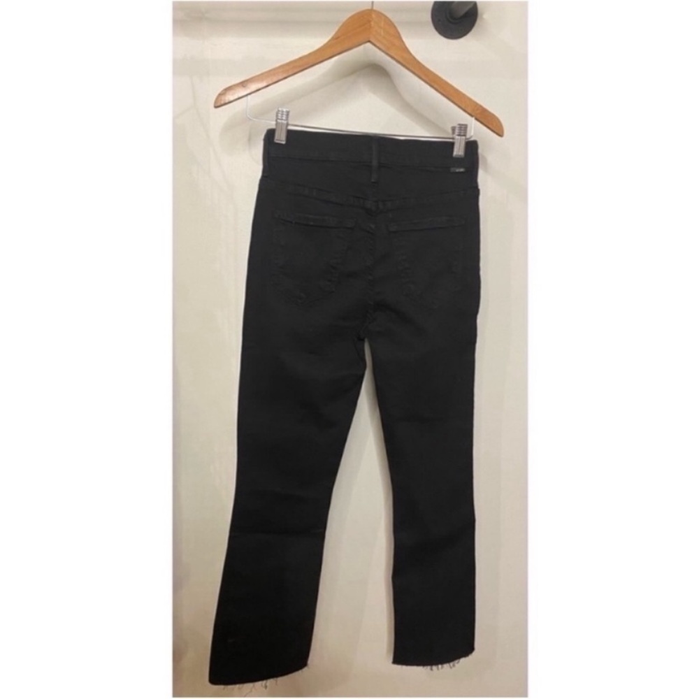 MOTHER The Insider Crop Step Fray Jeans Not Guilty - Picture 4 of 12